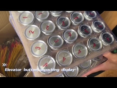 37.2mm Botão de elevador redondo As peças sobressalentes do elevador