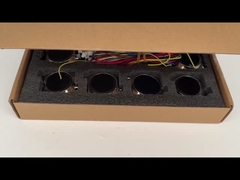 Fonte de alta definição botão de toque redondo de 1,28 polegada botão de elevador de piso personalizado para peças de elevador